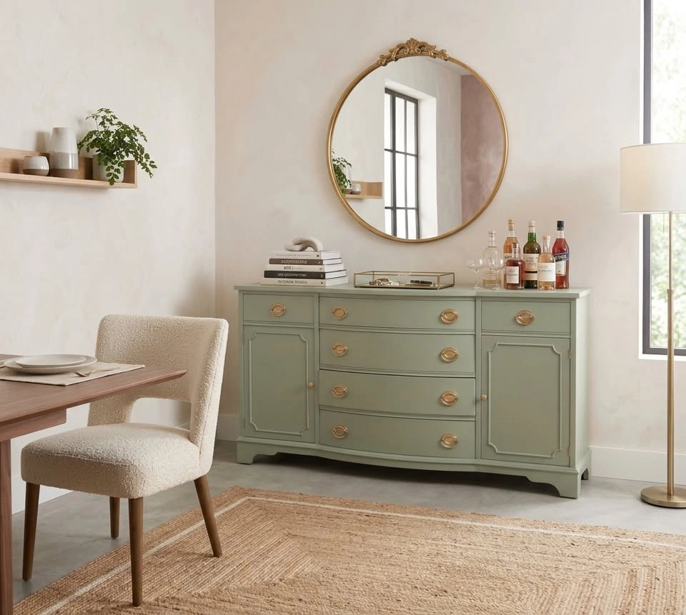 🌿 Beautiful Refinished Vintage Knechtel Dresser / Buffet - photo 2