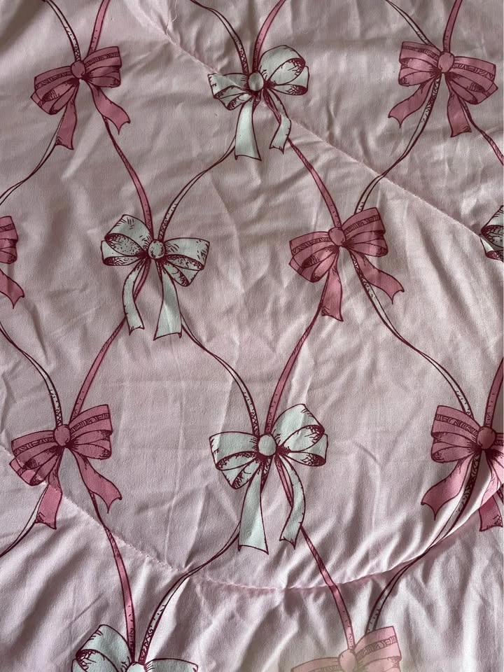 Pink bows comforter Queen - photo 2