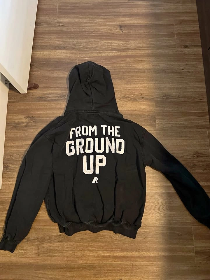 RAW CBum "From the Ground Up" Black Hoodie – Men's L