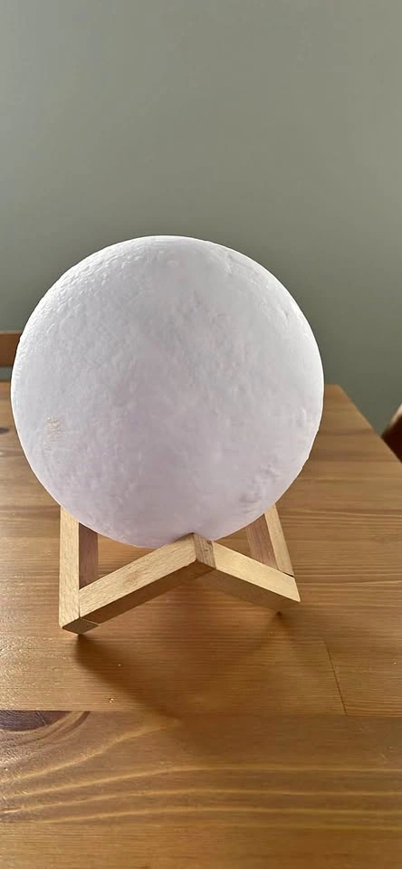 CPLA Moon Lamp Upgrade 128 Colors, 3D Printing Night Light