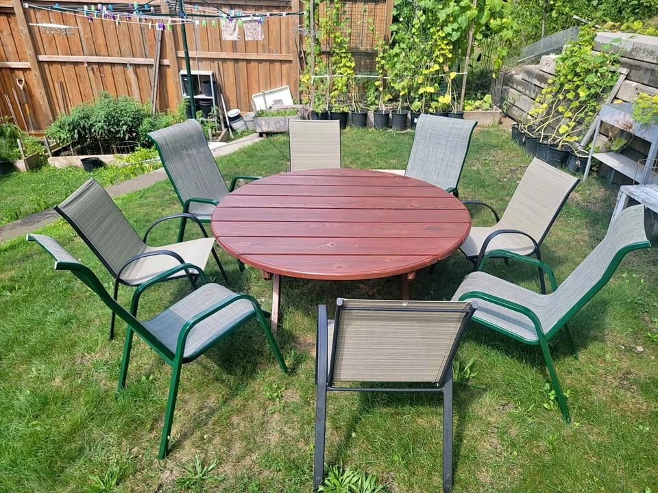 Backyard Table chairs set