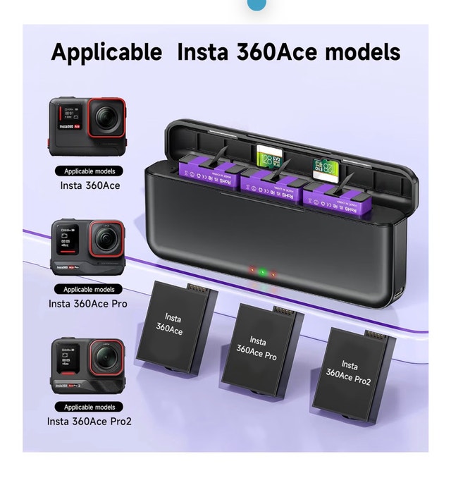 Insta360 Ace Battery and Charger Kit - photo 3