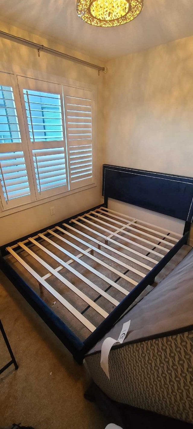 Navy Blue Velvet Bed Frame – $300 (Originally $900) - photo 4