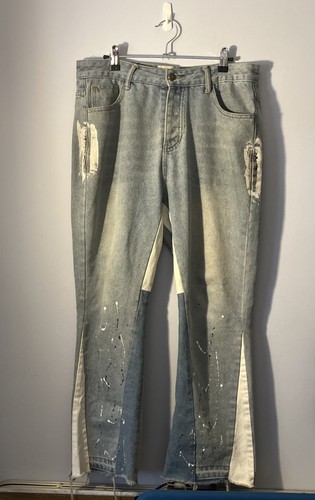 Gallery Dept. Vintage Wash Patchwork Flare Jeans - Size M