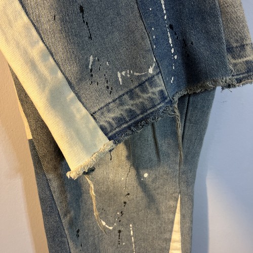 Gallery Dept. Vintage Wash Patchwork Flare Jeans - Size M - photo 5