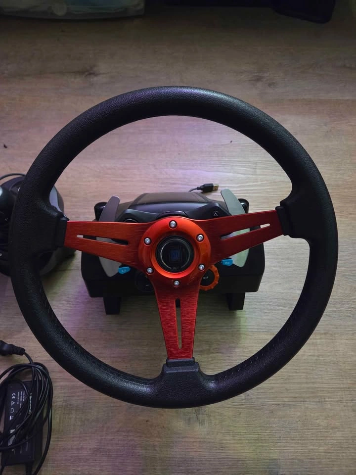 G29 Racing wheel with Aftermarket Steering wheel - photo 2