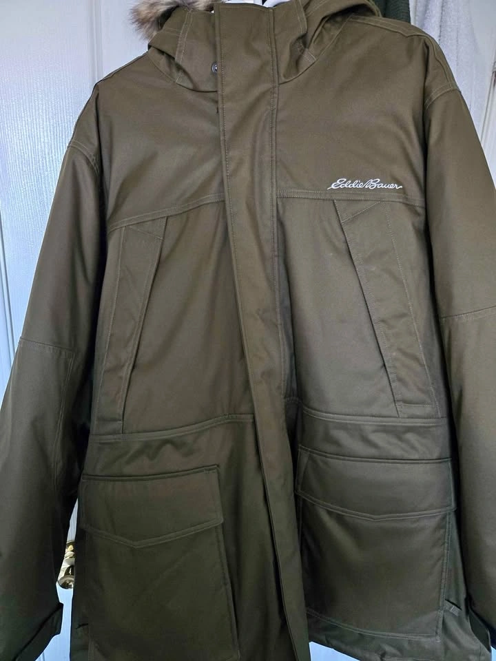 Men's New Eddie Bauer Superior Down Waterproof Parka