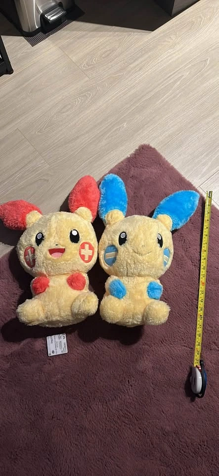 Pokémon Plusle and Minun Plush Set (Japan Claw Game Limited) - photo 2