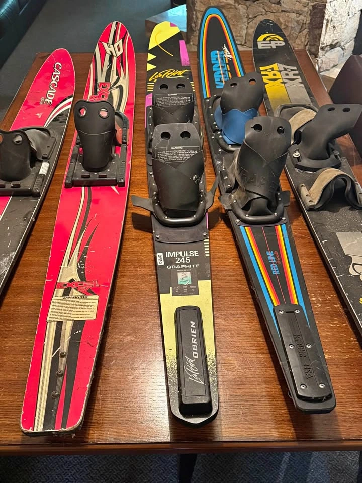 O'Brien Kneeboard, and Assorted Water Skis