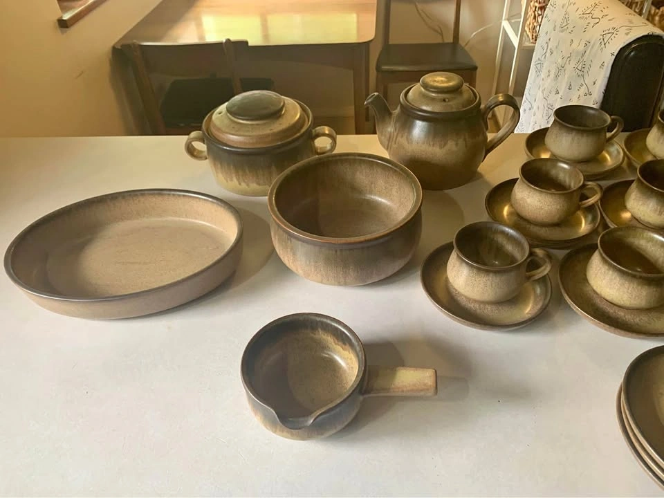 Rare Vintage 70’s Denby Romany made in England Dishes