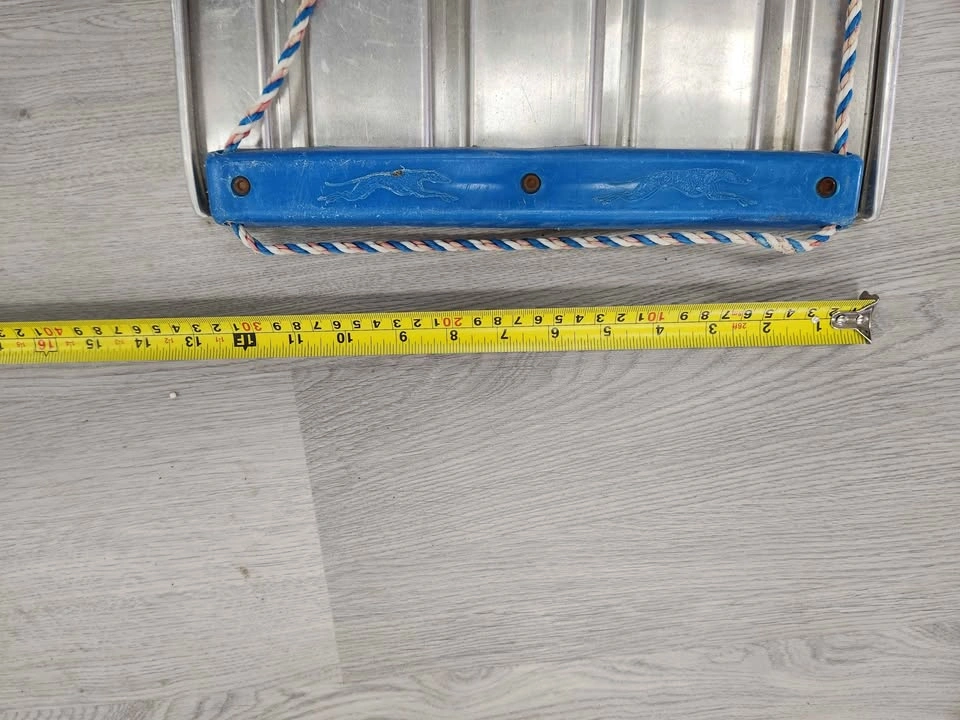 Vintage Aluminum Snow Toboggans - photo 2