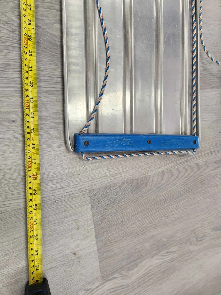 Vintage Aluminum Snow Toboggans - photo 3