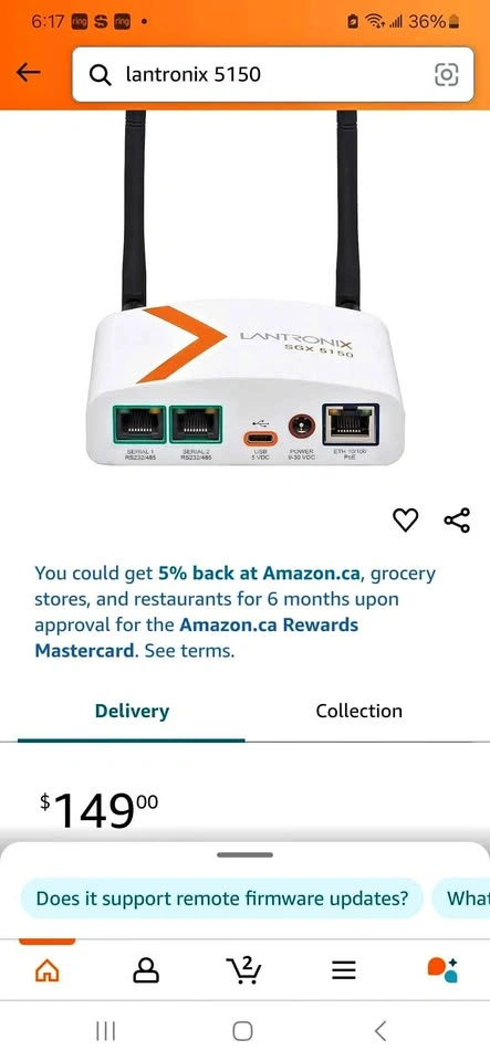 Lantronix 5150 Wireless Gateway