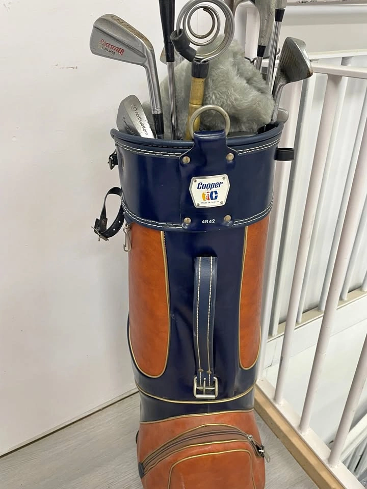 Set Of Vintage Northwestern and Square Two Golf Clubs