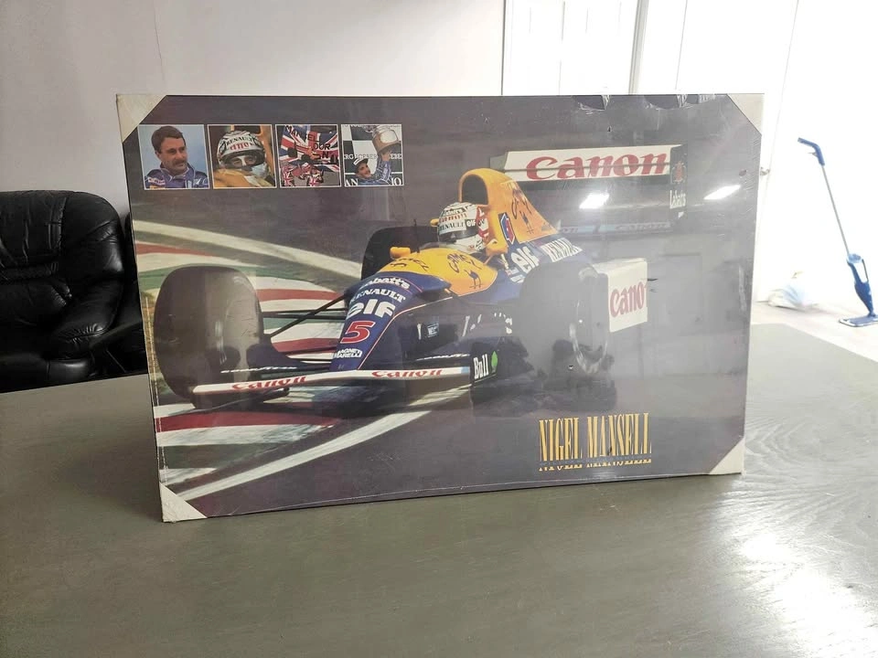 1992 Nigel Mansell Vintage F1 Formula 1 Print