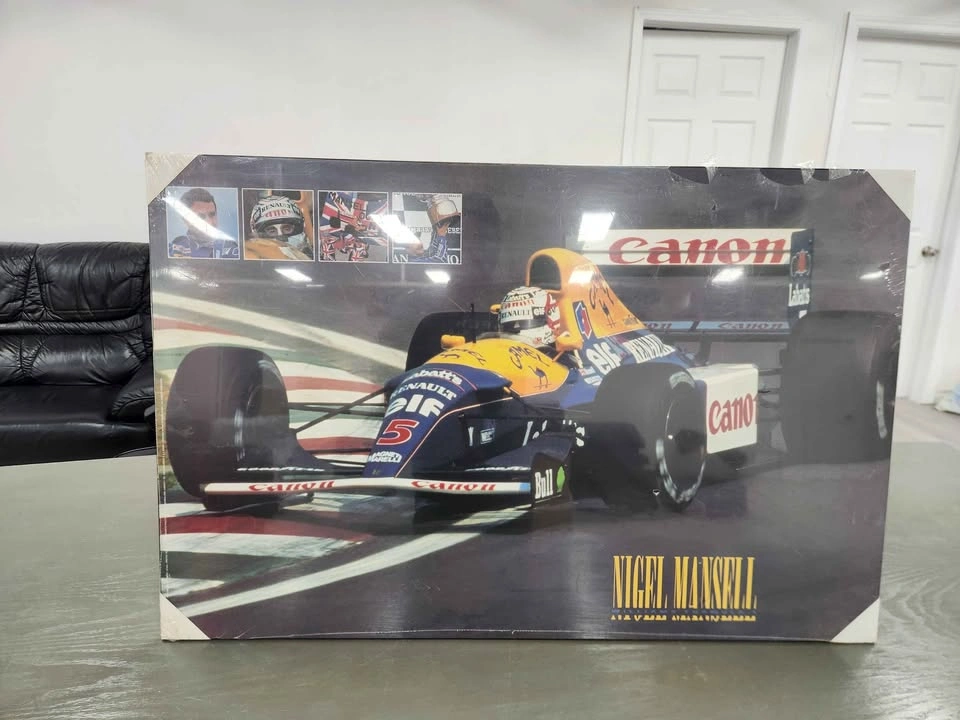 1992 Nigel Mansell Vintage F1 Formula 1 Print - photo 2