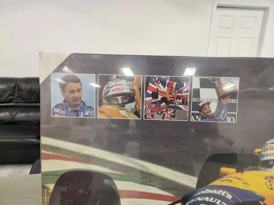 1992 Nigel Mansell Vintage F1 Formula 1 Print - photo 3