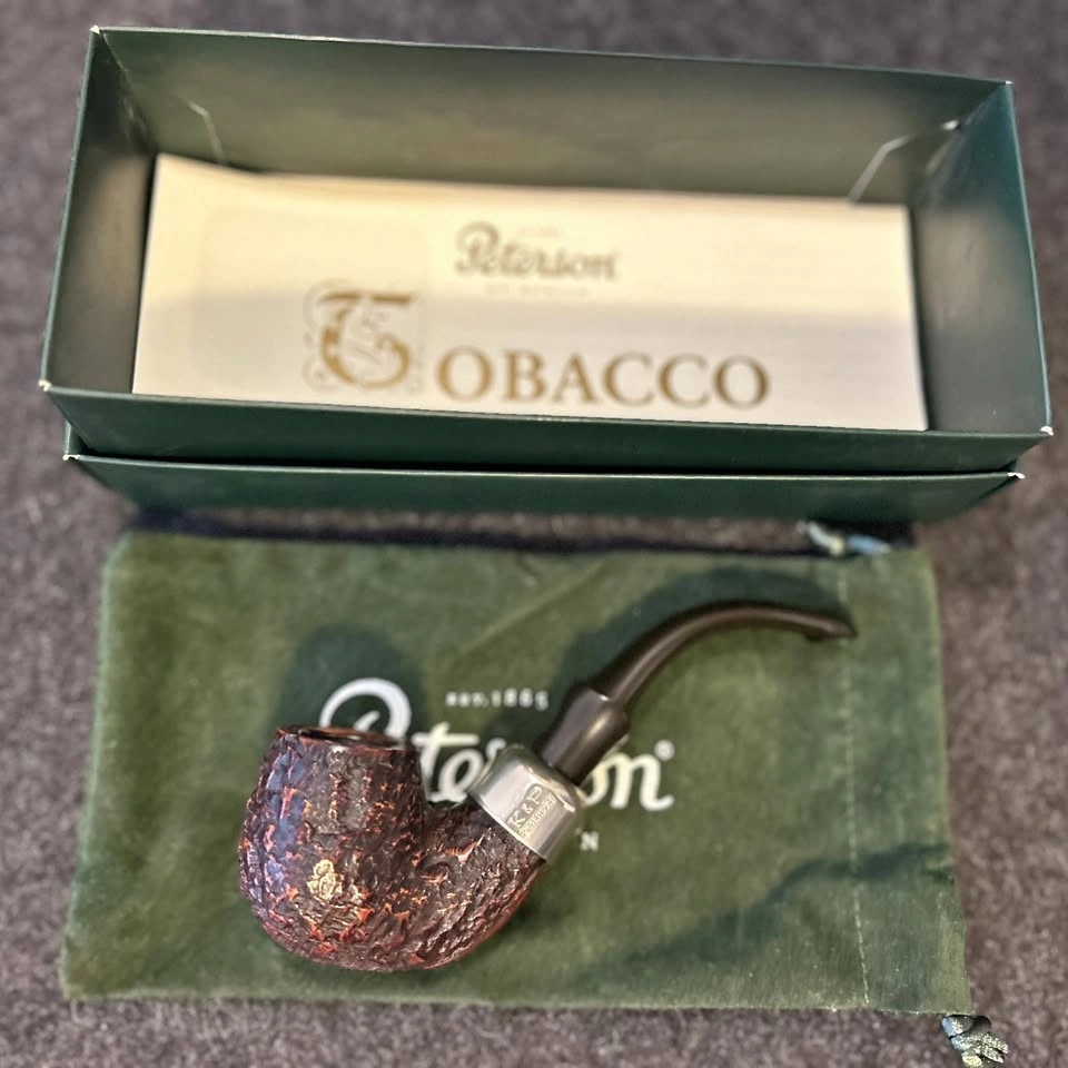 Peterson System Standard Rusticated (314) P-Lip Tobacco Pipe