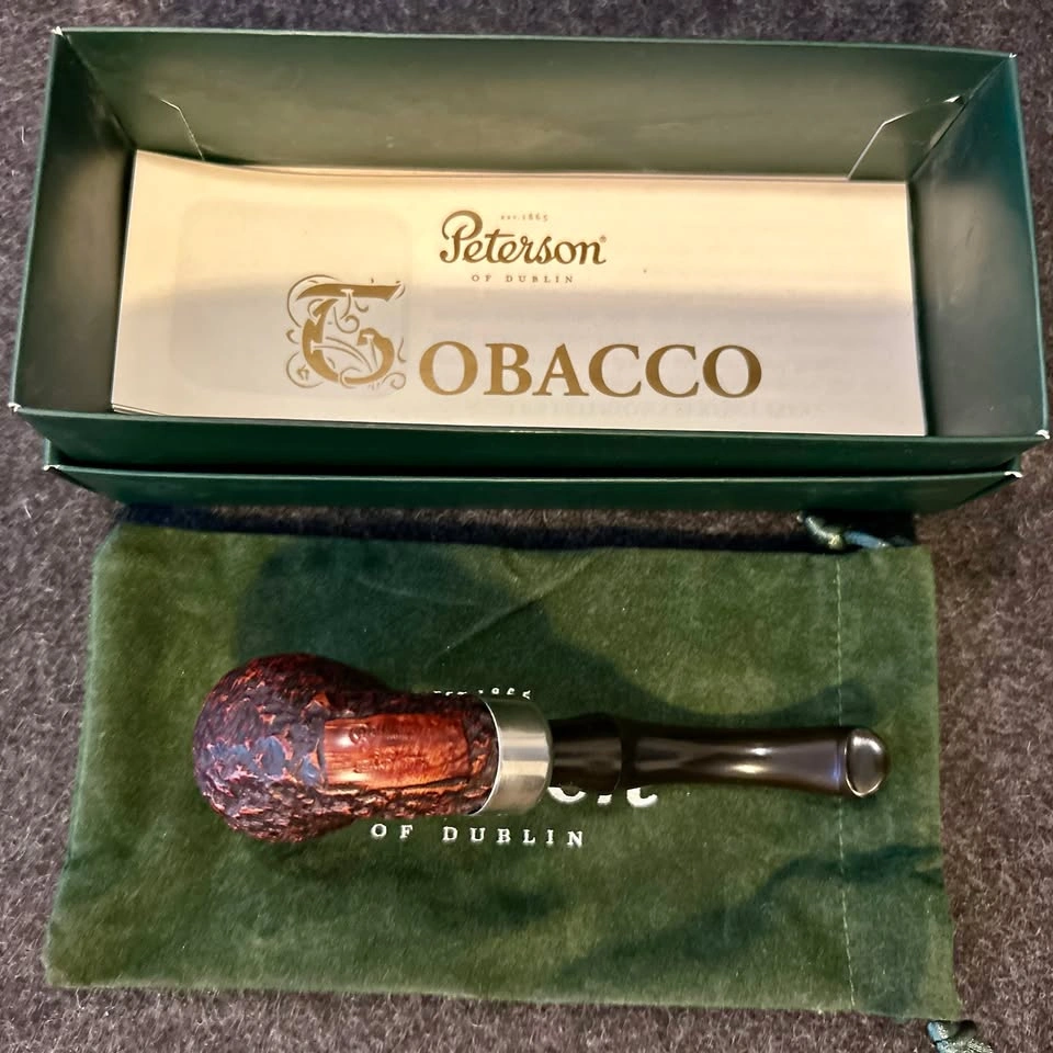 Peterson System Standard Rusticated (314) P-Lip Tobacco Pipe - photo 4