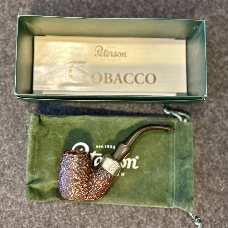 Peterson System Standard Rusticated (304) P-Lip Tobacco Pipe
