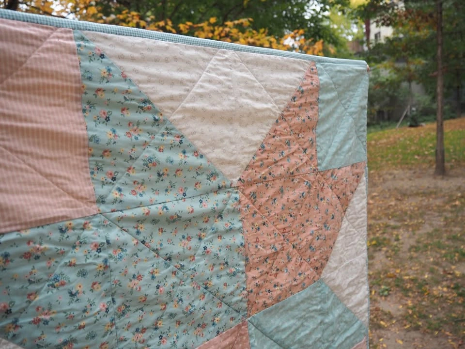 Handmade Star Baby/Stroller Quilt - photo 3