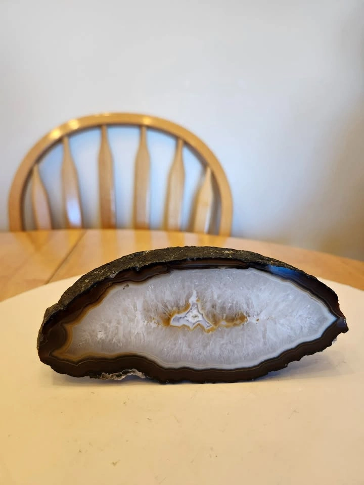Self Standing 1" Thick Agate Slab, Natural Home Decor