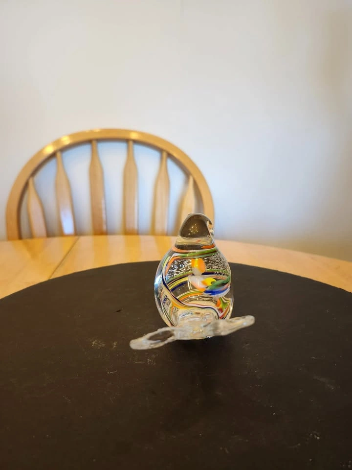 Speckles a Hand-Blown Glass Bird Figurine - photo 5