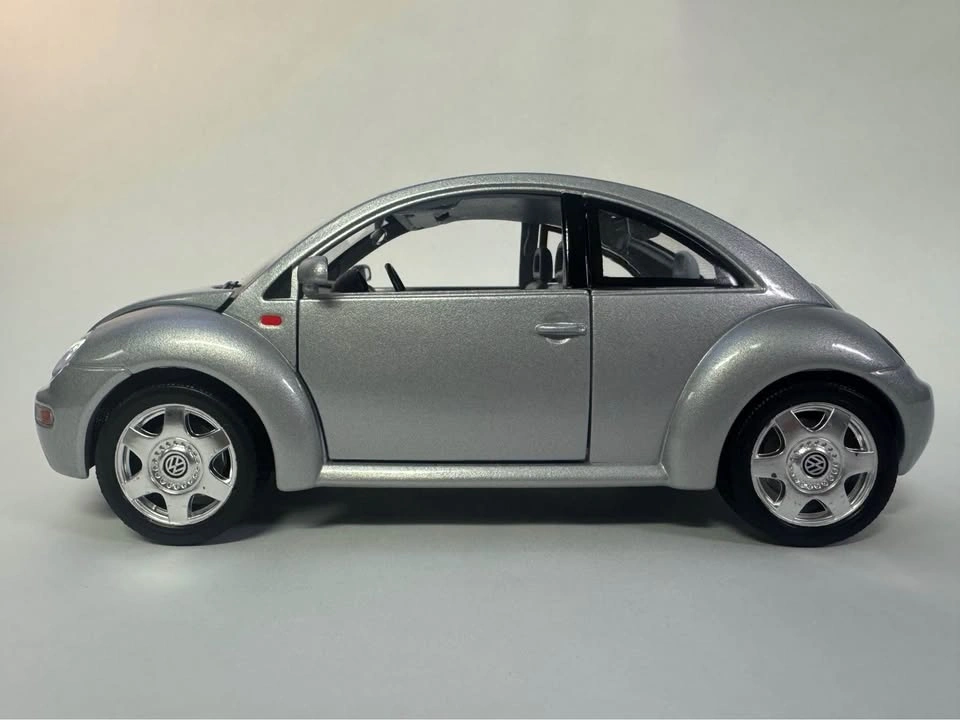 Burago volkswagen new beetle 1998, silver - photo 4