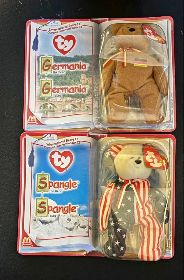 Ty McDonald's Teenie Beanie Babies - International Bears