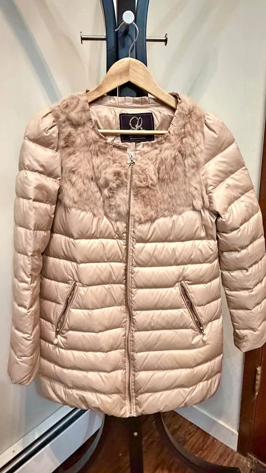 Le Coeur de la Mer Champagne Puffer Jacket