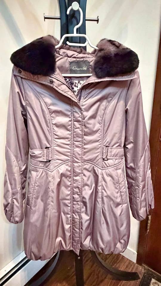 Gxuandigi Women's Puffer Coat with Faux Fur Collar