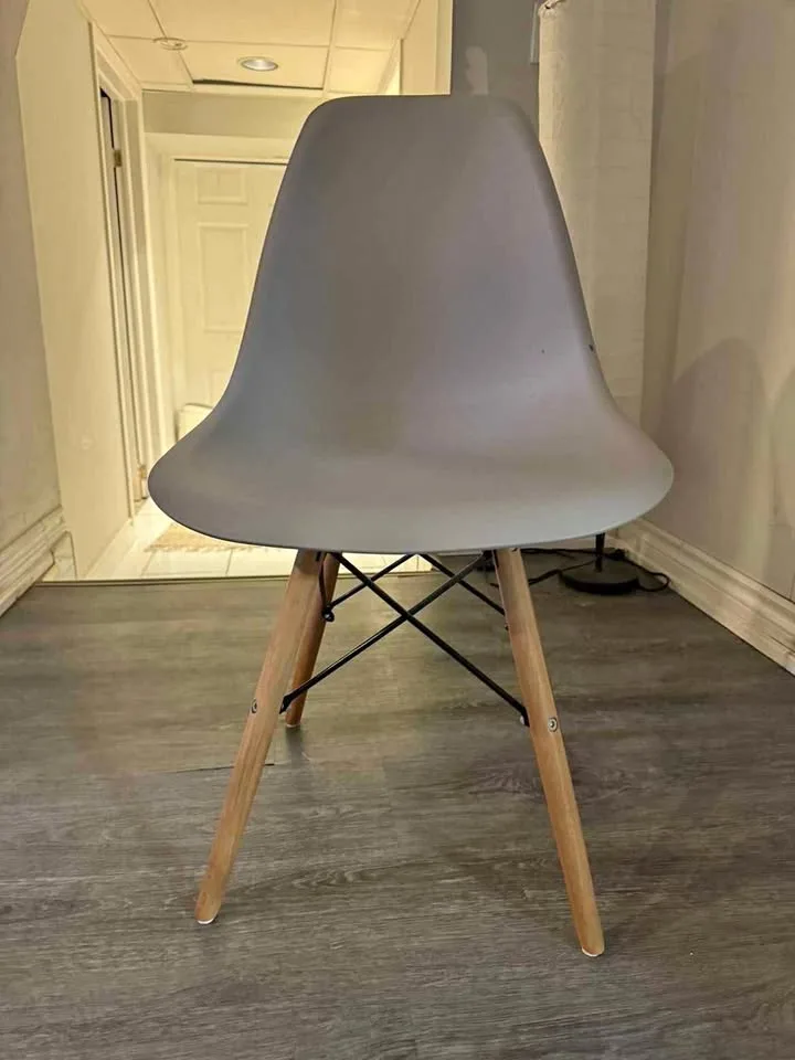 Eames Style Dining Chair - Grey thumbnail
