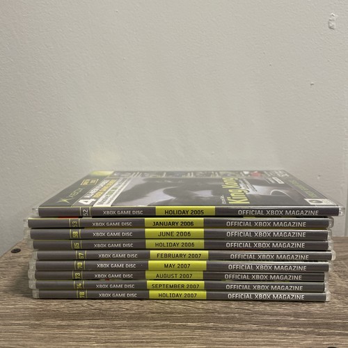 Official Xbox Magazine Demo Disc Lot (Read Description)