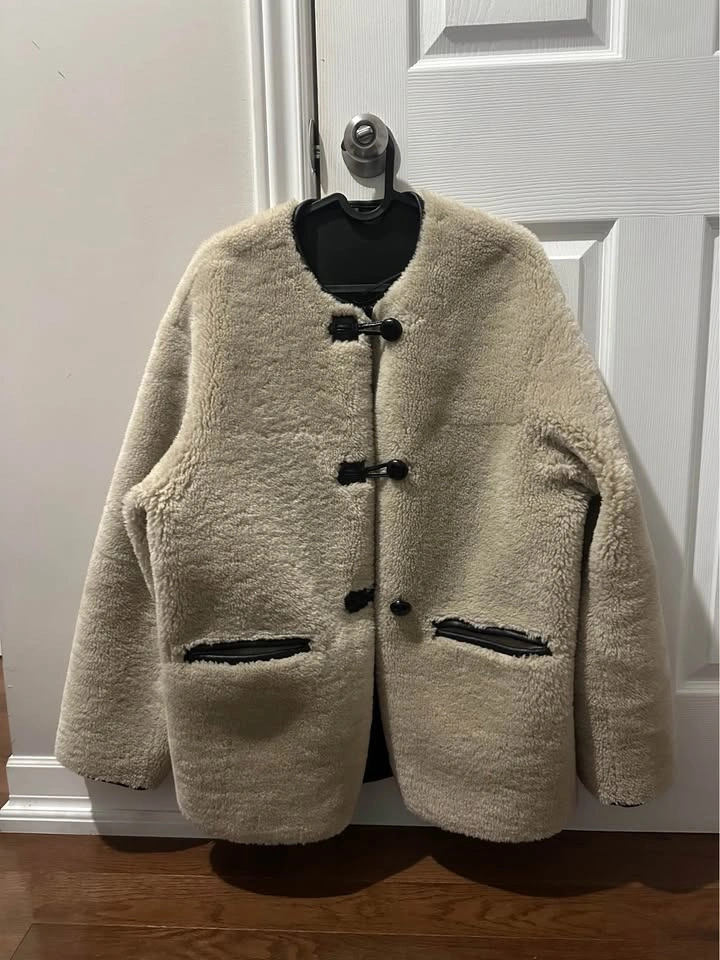 MANGO Teddy Fleece Jacket – Size L