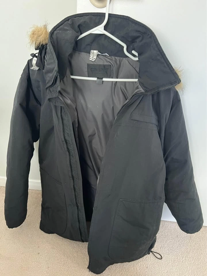 Men’s Winter Jacket with Fur - Medium Size - photo 2