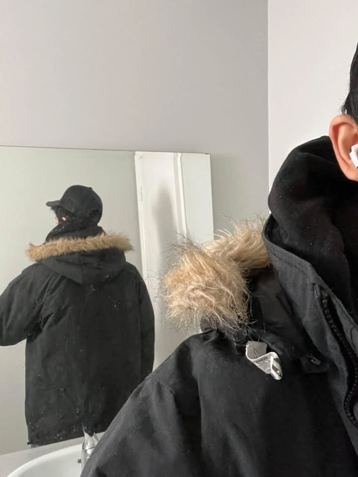 Men’s Winter Jacket with Fur - Medium Size - photo 3