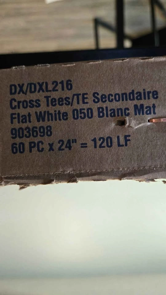 CGC Donn Cross tees 2'x1-1/2 flat white - photo 3