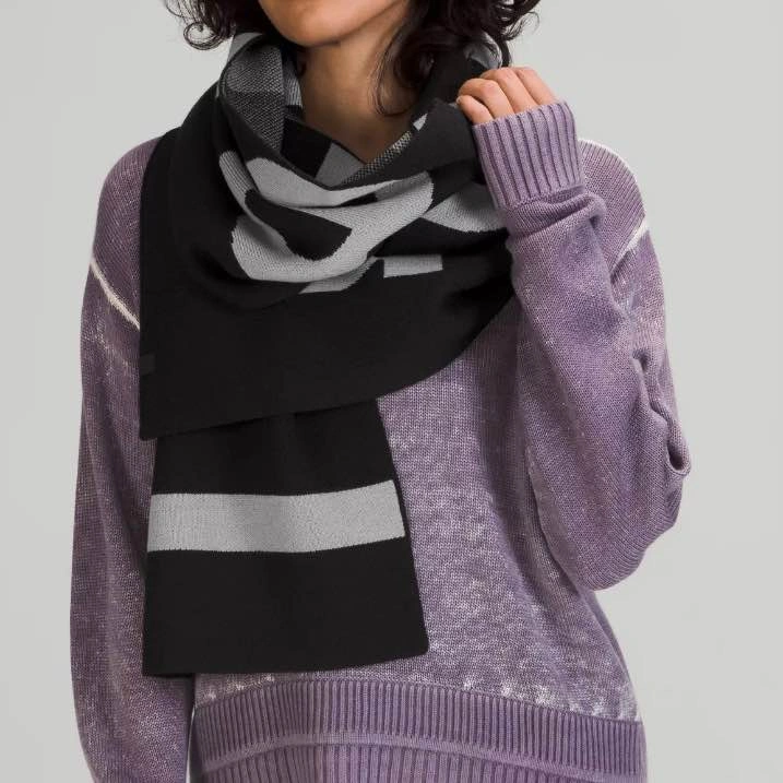 Lululemon Wool-Blend Knit Logo Scarf - photo 3