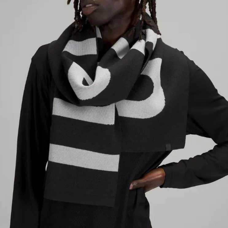 Lululemon Wool-Blend Knit Logo Scarf - photo 4