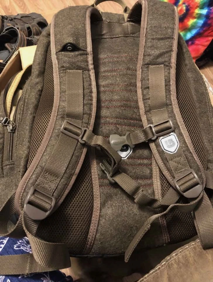 Original Burton Vintage Wool-Shell Backpack / Daypack - photo 4