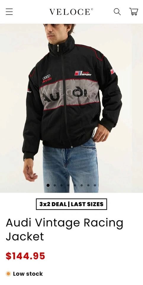 Audi Sport Vintage Racing Bomber Jacket - photo 5