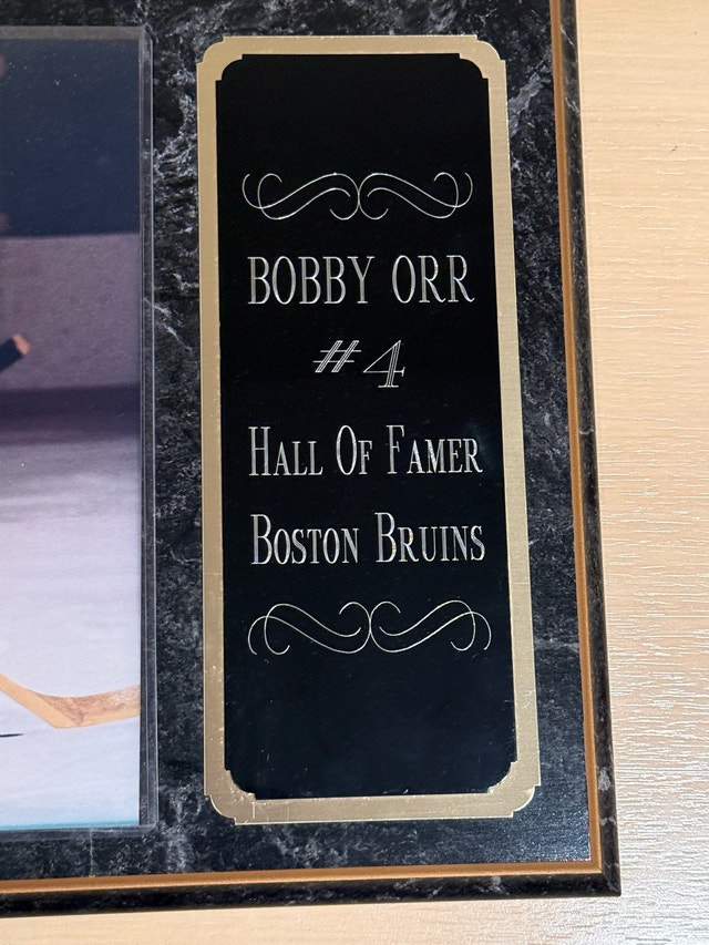 Bobby Orr Boston Bruins Plaque - photo 2