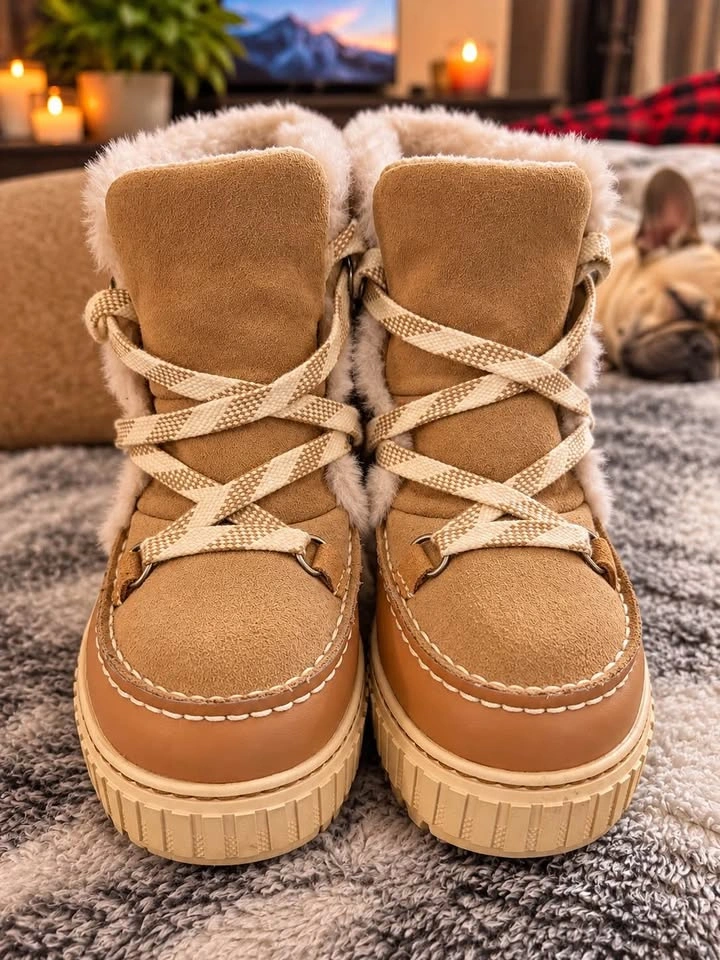 SOREL Women’s Waterproof Faux-Fur Winter Boots – Size 7 - photo 2