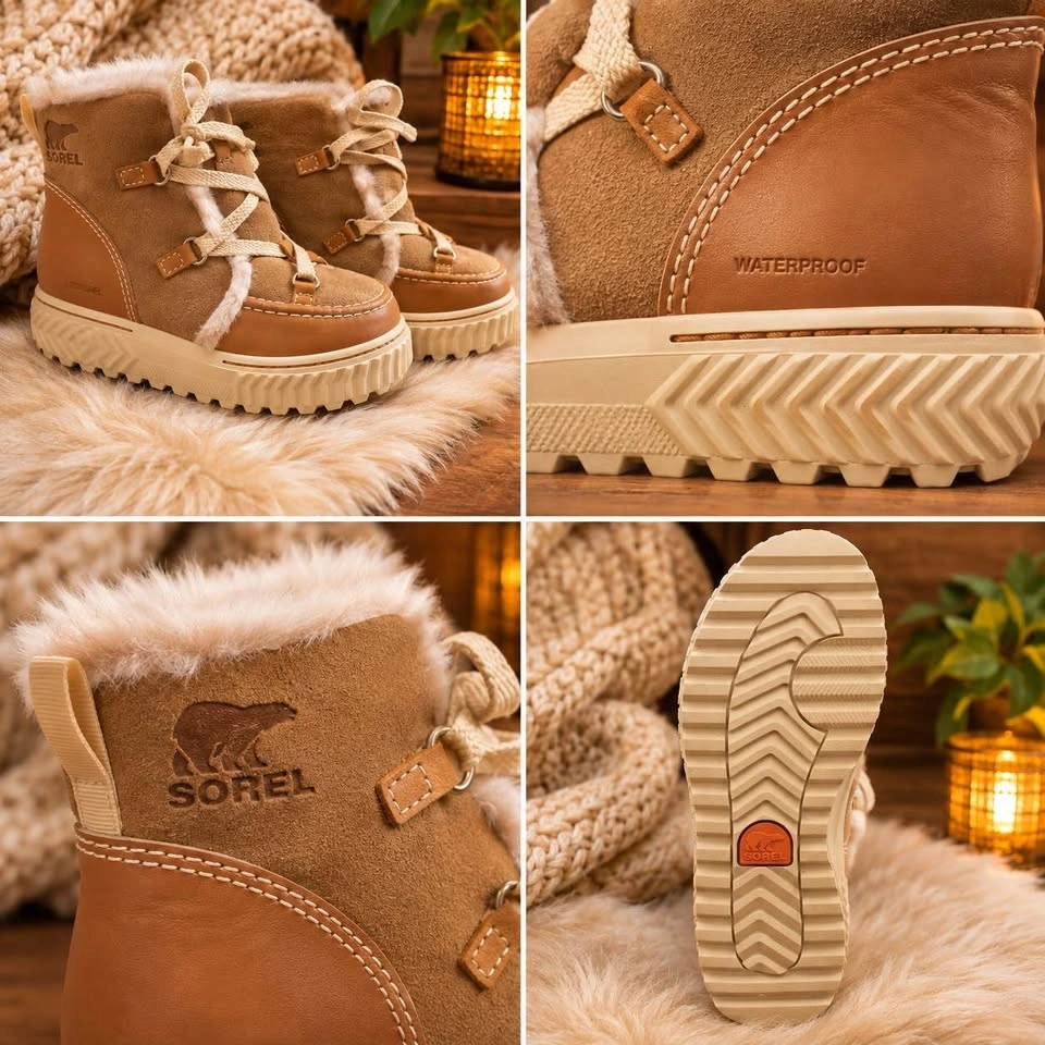 SOREL Women’s Waterproof Faux-Fur Winter Boots – Size 7 - photo 4