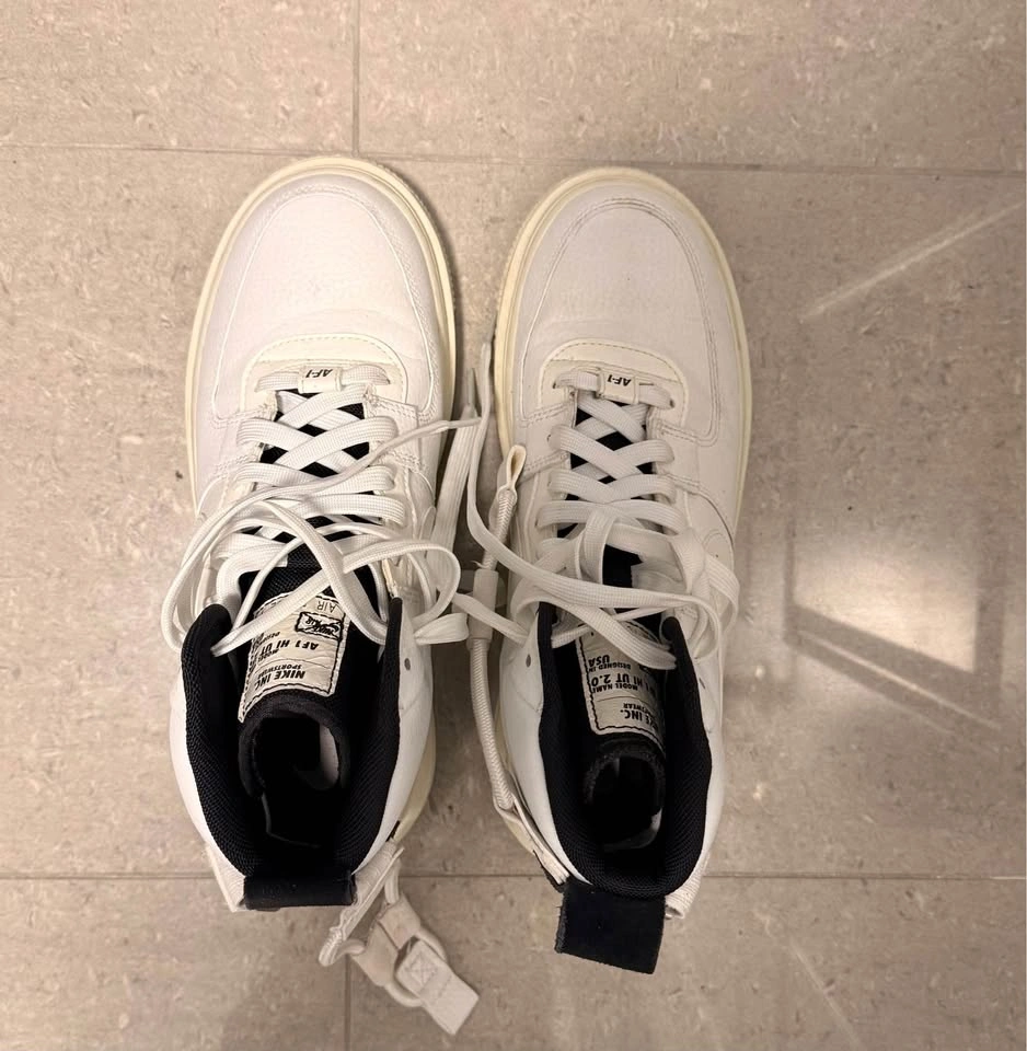 Nike Air Force 1 High Utility 2.0 (White/Black) - photo 2