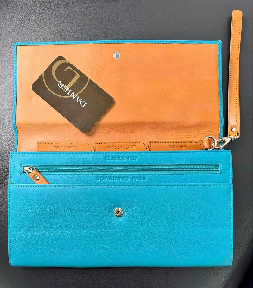 Danier Leather Travel Wallet Organizer
