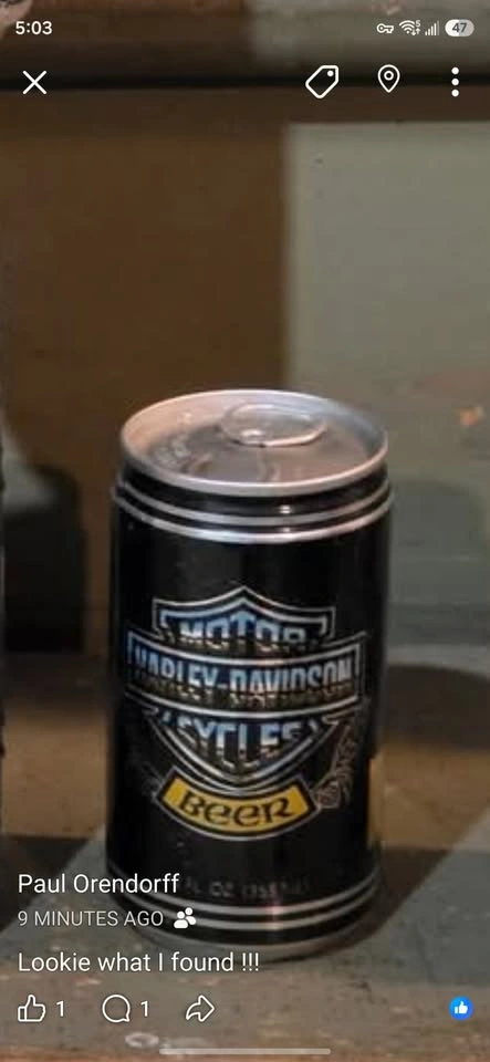 Collectible Harley-Davidson Garage Display Cans & Container - photo 4