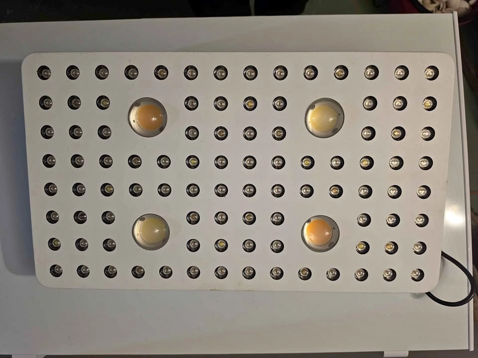 Phlizon 450W LED Grow Light + Happy Hydroponics Nutrients