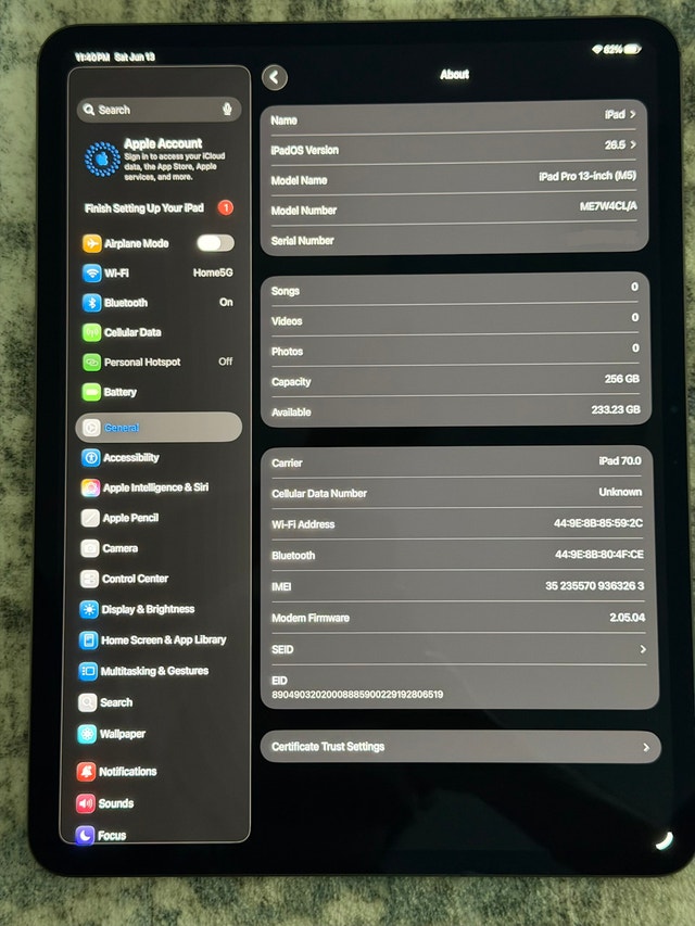 New M5 13” Ipad Pro Wifi + Cellular 256gb - photo 5