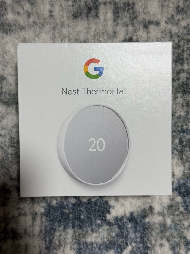 New Google Nest Wi-Fi Smart Thermostat - Snow